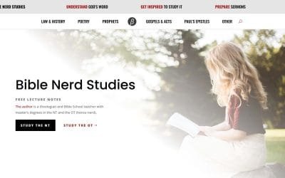 Bible Nerd Studies