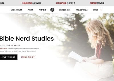 Bible Nerd Studies